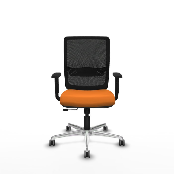 PIQUERAS Y CRESPO Silla de oficina Haches Naranja y Negro