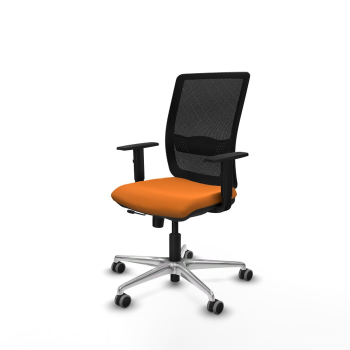 PIQUERAS Y CRESPO Silla de oficina Haches Naranja y Negro