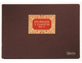 MIQUELRIUS Libro de Contabilidad Nº 61 Ingresos y Gastos, 100 Hojas