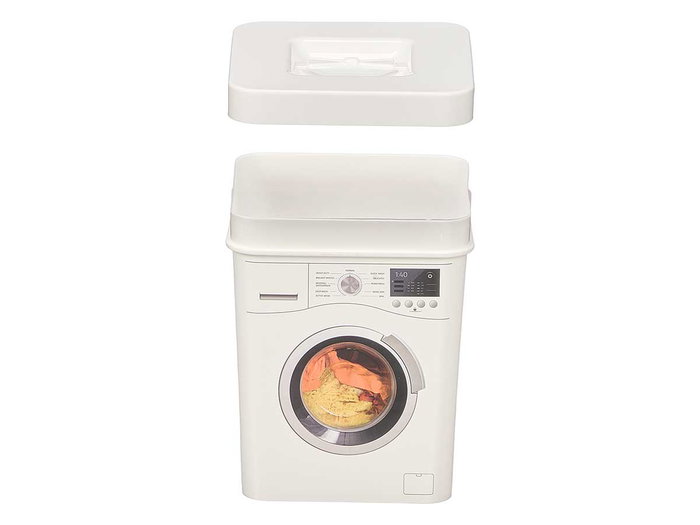 ARTE REGAL Caja con tapa para lavadora 3,5l Blanco