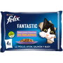 Felix Fantastic Selec-Fav Jelly 12x4x85g Comida Gatos Variedad Gelatina