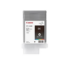 Canon PFI103Bk Cartucho Tinta Negro 130ml Compatible con Impresoras IPF5100 IPF6100 2212B001