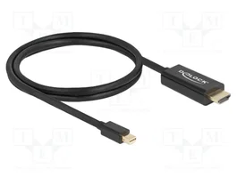 DeLOCK Cable Adaptador Pasivo Mini DisplayPort a HDMI 3 m Negro