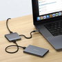 Satechi Hub USB-C de 4 Puertos con Power Delivery 100W y 10 Gbps, Gris
