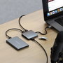 Satechi Hub USB-C de 4 Puertos con Power Delivery 100W y 10 Gbps, Gris