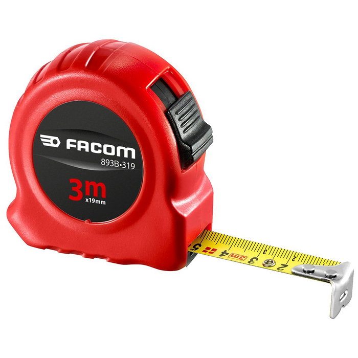 Facom Flexómetro serie Red de 3 m x 19 mm Facom Flexómetro serie Red de 3 m x 19 mm
