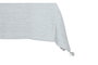 DKD Home Decor Mantel 200 x 0.1 x 150 cm (2 Unidades) Gris Claro Blanco Algodón Reciclado Poliéster Reciclado Flecos