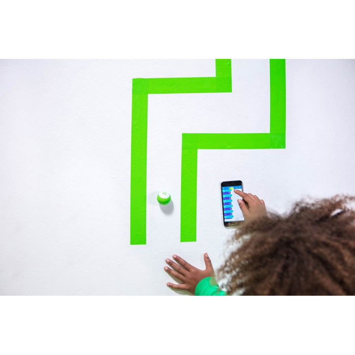 Sphero Sphero Mini Bola Robotica Interactiva, Juguete Educativo STEM con App para Programar y Juegos para Niños de 8+ Años, Incluye Conos y Bolos