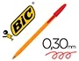 Bic Bolígrafo Naranja Original Fine Rojo Caja 20 Ud