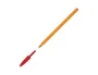 Bic Bolígrafo Original Fine Naranja con Tinta Roja (Caja de 20 unidades)