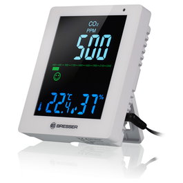 Bresser Monitor de Calidad del Aire / Contaminación para Interiores, Blanco
