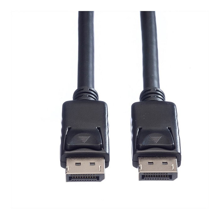 ROLINE Cable DisplayPort 1.2 Macho-Macho 7.5 m, Negro, 4096x2560 Pixeles a 60 Hz, Magnéticamente Protegido