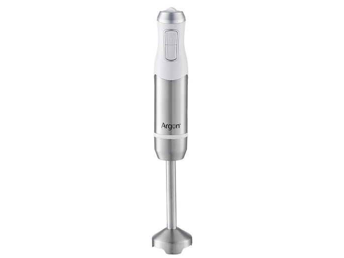 Argon Batidora Acero Blanca 1500W 6.7x38.5x6.7 cm (Set de 12)