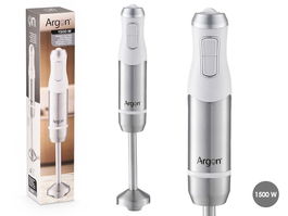 Argon Batidora Acero Blanca 1500W 6.7x38.5x6.7 cm (Set de 12)