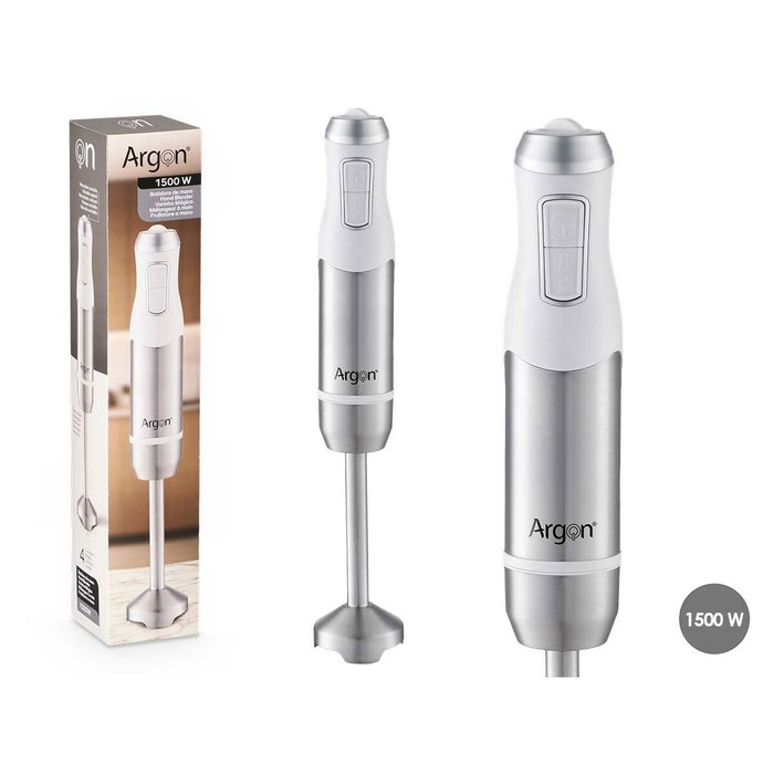Argon Batidora de Acero Blanca 1500W Argon Batidora de Acero Blanca 1500W