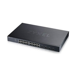 Zyxel XGS1935-28-EU0101F - Switch Gestionado L2+/L3, 24 Puertos Gigabit Ethernet, 4 Ranuras SFP+ 10G, Apilable, Montaje Rack 1U, Negro