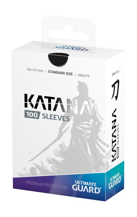 Ultimate Guard Katana Sleeves Standard Size (100) - Negro