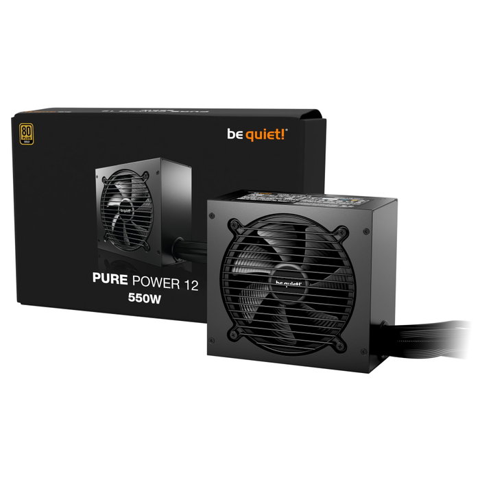 Be Quiet! PURE POWER 12 550W 80 PLUS Gold ATX Black Be Quiet! PURE POWER 12 550W 80 PLUS Gold ATX Black