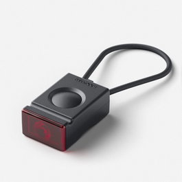 Bookman Block Light Luz de Bicicleta Recargable LED 18 Lúmenes 4 Modos USB