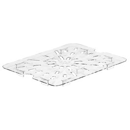CAMBRO Fondo perforado GN 1/2 - 26,5 x 32,5 cm - Transparente