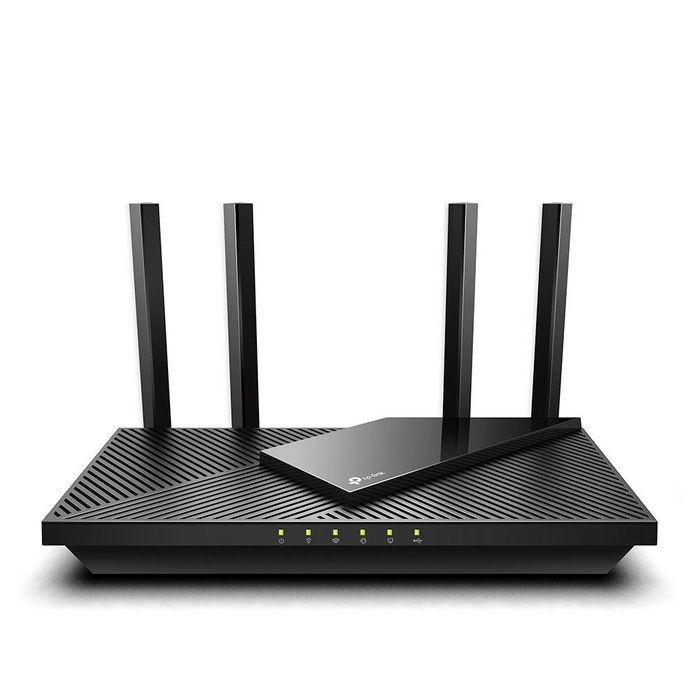 TP-Link ARCHER AX55 Router WiFi 6 Doble Banda (2.4 GHz/5 GHz) Gigabit Ethernet Negro Sobremesa con 4 Antenas y Puerto USB 3.0 TP-Link ARCHER AX55 Router WiFi 6 Doble Banda (2.4 GHz/5 GHz) Gigabit Ethernet Negro Sobremesa con 4 Antenas y Puerto USB 3.0
