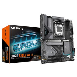 Gigabyte Placa Base X870 EAGLE WIFI7 ATX, Socket AM5, Compatible AMD Ryzen 9000, WiFi 7