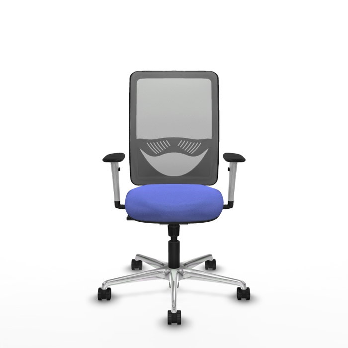 PIQUERAS Y CRESPO Silla de oficina Zulema con mecanismo Sincro, Azul claro y Gris PIQUERAS Y CRESPO Silla de oficina Zulema con mecanismo Sincro, Azul claro y Gris