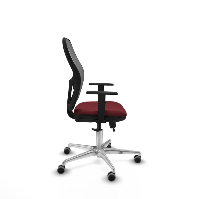 PIQUERAS Y CRESPO Silla de oficina Jorquera Sincro/Traslack Granate y Gris