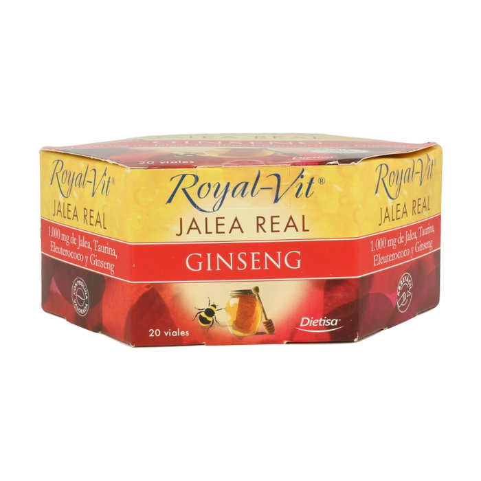 Dietisa Royal Vit Ginseng Plus 20 Viales Complemento Alimenticio Vitalidad y Resistencia Dietisa Royal Vit Ginseng Plus 20 Viales Complemento Alimenticio Vitalidad y Resistencia