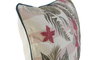 DKD Home Decor Funda Cojin 40 x 60 cm Verde Rosa Algodon Polyester Tropical
