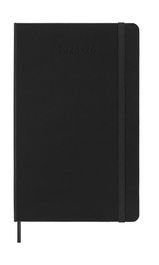 Moleskine DHB18WN3Y26 Agenda Semanal 18 Meses 2025-2026 Tapa Dura L (13 x 21 cm) Negra