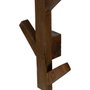 Ixia Perchero Miel de Madera de Mango 23 x 7 x 78 cm
