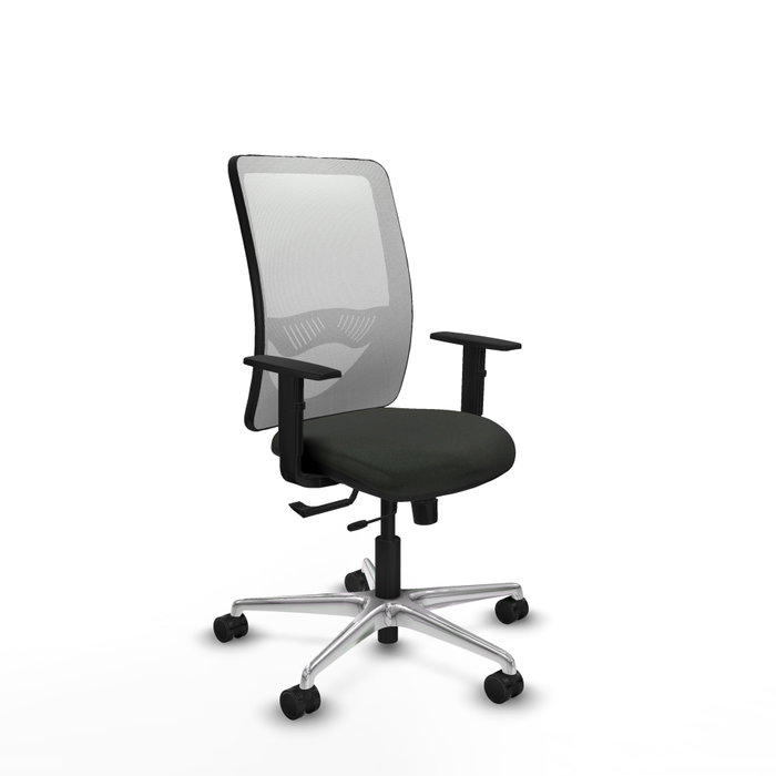PIQUERAS Y CRESPO Silla de oficina Zulema con mecanismo Sincro/Traslack, Negro/Blanco PIQUERAS Y CRESPO Silla de oficina Zulema con mecanismo Sincro/Traslack, Negro/Blanco