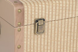 DKD Home Decor Baul Tradicional Madera Natural 36 x 36 x 54 cm Set de 3