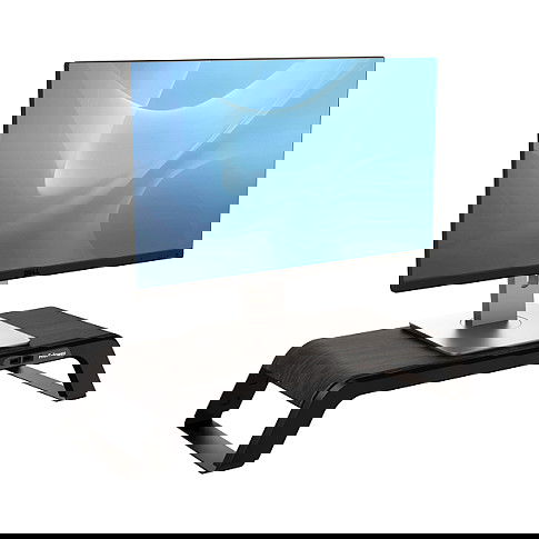 Fellowes Soporte para Monitor 8060501, Ajuste de Altura, Hasta 18 kg, Negro