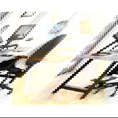 Fellowes Soporte para Monitor 8060501, Ajuste de Altura, Hasta 18 kg, Negro