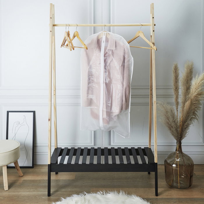 Juego De 4 Fundas Protectoras Ropa Vallee Outlet Plástico