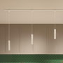Philips Easylink Riel de extensión con alimentación, 1 metro, blanco, conexión en forma de I, máx. 1800 W para LED, aluminio