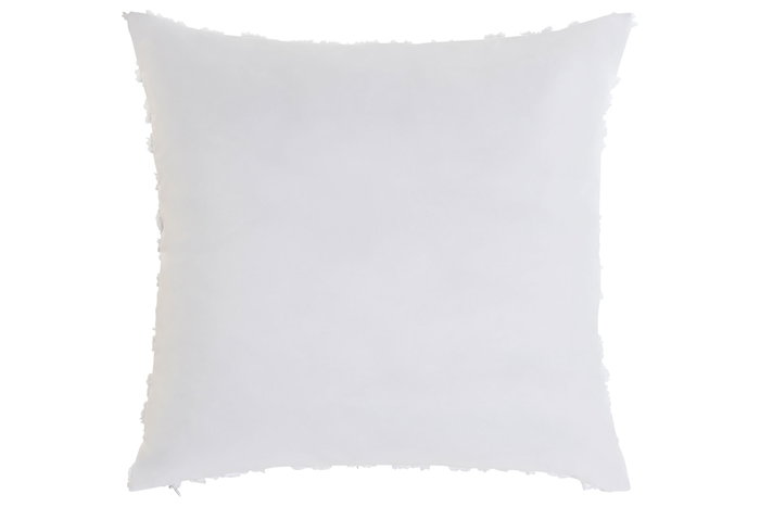DKD Home Decor Cojín de Poliéster Blanco 60x60 cm (Pack de 2)