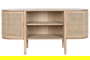 DKD Home Decor Morefond rejilla 23 Mueble TV Moderno Natural 120 x 43.5 x 60 cm