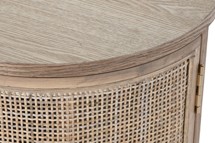 DKD Home Decor Morefond rejilla 23 Mueble TV Moderno Natural 120 x 43.5 x 60 cm