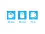 Exacompta Rollo sumadora térmico 80x70 mm sin BPA