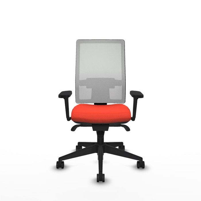 PIQUERAS Y CRESPO Silla de oficina Horna con mecanismo Sincro Naranja oscuro y Blanco PIQUERAS Y CRESPO Silla de oficina Horna con mecanismo Sincro Naranja oscuro y Blanco