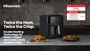 Hisense HAF2100DCD Freidora de aire 7,7 L Negro