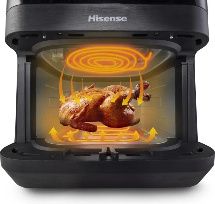 Hisense Freidora de aire HAF2100DCD 7,7 l 2100 W Negro Hisense Freidora de aire HAF2100DCD 7,7 l 2100 W Negro