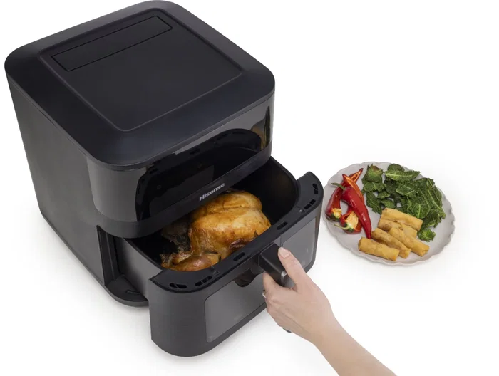 Hisense Freidora de aire HAF2100DCD 7,7 l 2100 W Negro Hisense Freidora de aire HAF2100DCD 7,7 l 2100 W Negro
