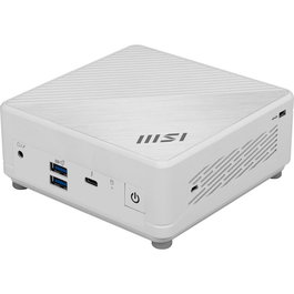 MSI Cubi 5 1M-441BEU Mini PC - Intel Core i3-100U, 64 GB RAM, Wi-Fi 6E, Thunderbolt 4, HDMI/DP, Sin Sistema Operativo - Barebone Compacto Blanco