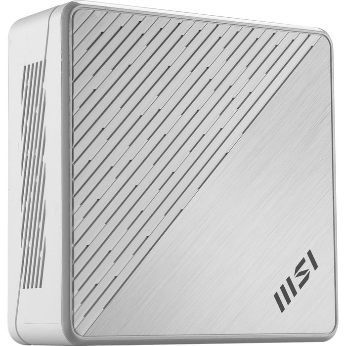 MSI Cubi 5 1M-441BEU Mini PC - Intel Core i3-100U, 64 GB RAM, Wi-Fi 6E, Thunderbolt 4, HDMI/DP, Sin Sistema Operativo - Barebone Compacto Blanco