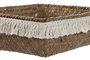 DKD Home Decor Set de 4 Cestas de Fibra Decapé Natural
