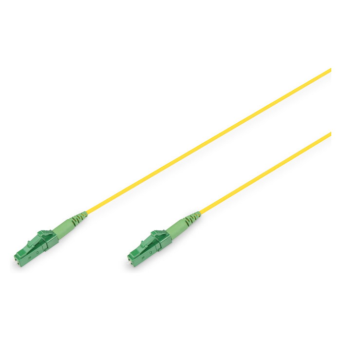 Digitus Cable de fibra óptica monomodo simplex, LC/APC a LC/APC, 10 m, I-V(ZN) H, G.657.A2, amarillo Digitus Cable de fibra óptica monomodo simplex, LC/APC a LC/APC, 10 m, I-V(ZN) H, G.657.A2, amarillo